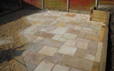 Terraced Garden Paving